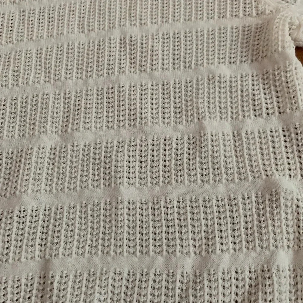 Ulla Johnson Cream Short Sleeve Sweater in Loose Knit Size XS - Picture 8 of 9